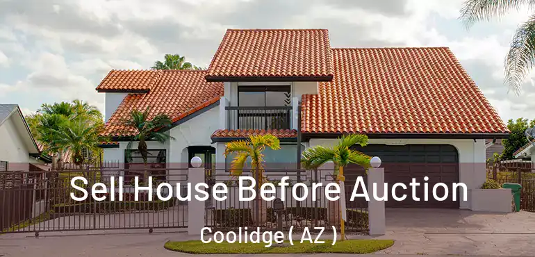  Sell House Before Auction Coolidge ( AZ )