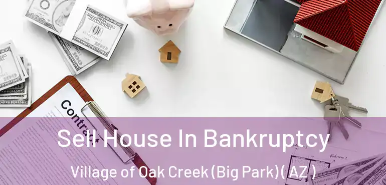  Sell House In Bankruptcy Village of Oak Creek (Big Park) ( AZ )