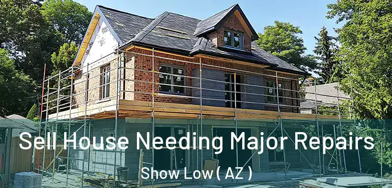  Sell House Needing Major Repairs Show Low ( AZ )