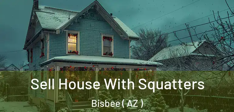  Sell House With Squatters Bisbee ( AZ )