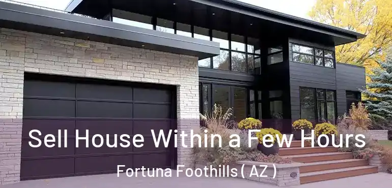  Sell House Within a Few Hours Fortuna Foothills ( AZ )