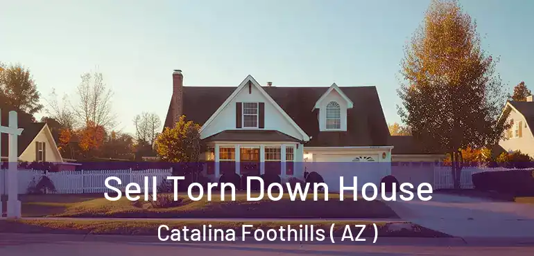  Sell Torn Down House Catalina Foothills ( AZ )