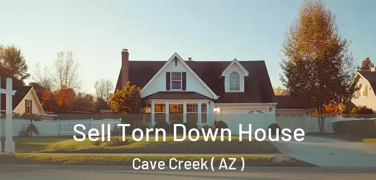  Sell Torn Down House Cave Creek ( AZ )