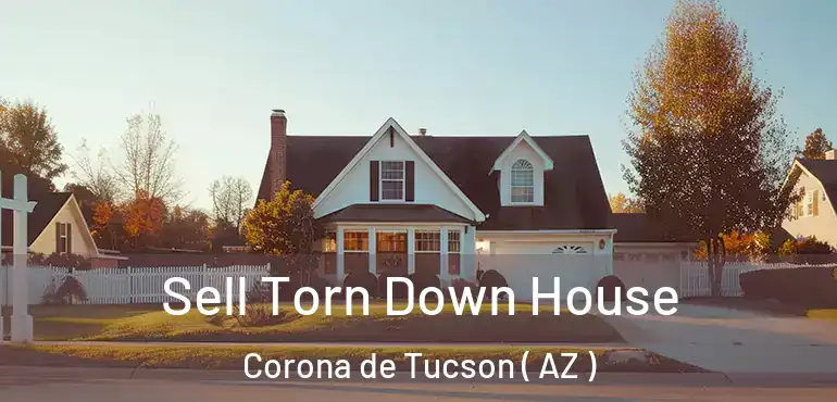  Sell Torn Down House Corona de Tucson ( AZ )